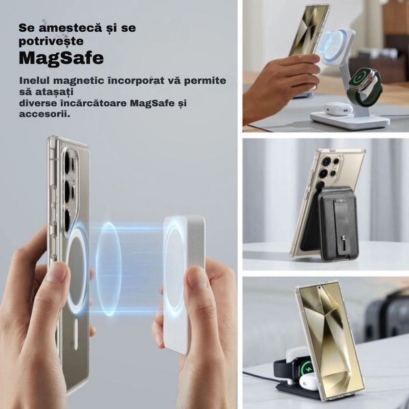 Husa Protectie Silicon MagSafe Design Modern GBG59 Samsung S24 Ultra -Baiat Fashion 3D